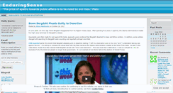 Desktop Screenshot of enduringsense.com