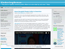Tablet Screenshot of enduringsense.com